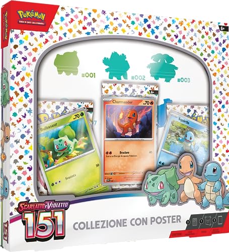 Pokémon Scarlatto e Violetto 151 Collezione Starter con Poster (IT)