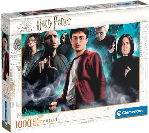 Clementoni Harry Potter-Puzzle Adulti 1000 Pezzi, Made in Italy, Multicolore,