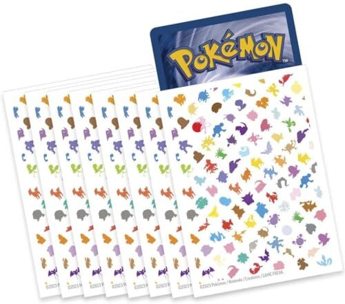 Pokemon 151 Buste per carte di credito, confezione sigillata, confezione da 65