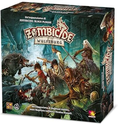 Asmodee Zombicide Black Plague: Wulfsburg, Espansione Gioco da Tavolo, Edizione in Italiano