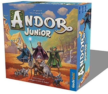 Giochi Uniti Le Leggende di Andor Junior, Gioco da tavolo per bambini, Edizione Italiana,