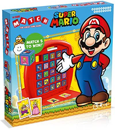 Winning Moves Top Trumps Match, Super Mario, Gioco da Tavolo, 4+ aani