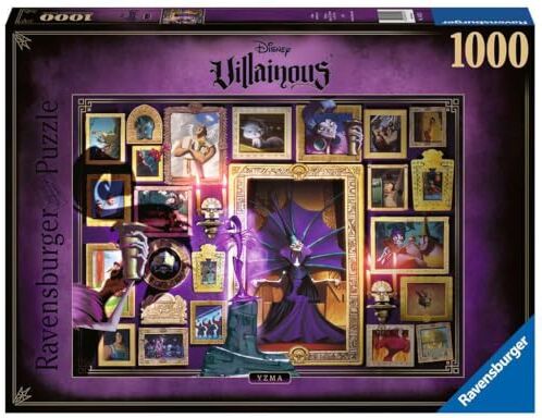 Ravensburger Puzzle Villainous: Izma, Collezione Villainous, 1000 Pezzi, Idea regalo, per Lei o Lui, Puzzle Adulti