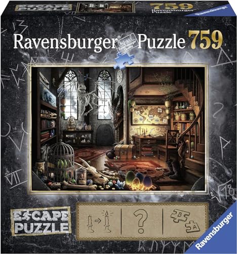 Ravensburger Puzzle La Stanza del Drago, Escape Puzzle, 759 pezzi, Idea regalo, per Lei o Lui, Puzzle Adulti