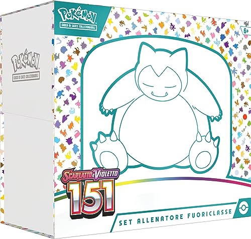 Pokémon Set Allenatore Fuoriclasse dell’espansione Scarlatto e Violetto 151 del GCC (nove buste di espansione e accessori premium), edizione in italiano