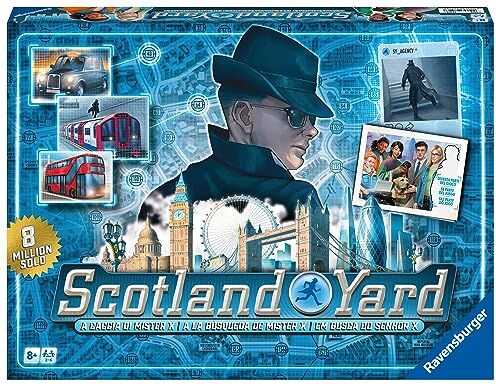 Ravensburger – Scotland Yard 40° Anniversario, Gioco Da Tavolo, Da 2 a 6 Giocatori, 8+ Anni