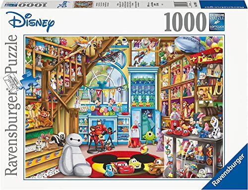 Ravensburger Puzzle Il negozio di giocattoli Disney, 1000 Pezzi, Idea regalo, per Lei o Lui, Puzzle Adulti