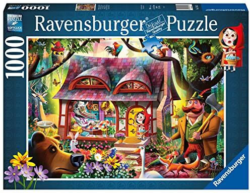 Ravensburger Puzzle Avanti,Cappuccetto, 1000 Pezzi, Idea regalo, per Lei o Lui, Puzzle Adulti