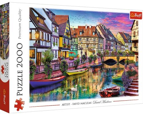 Trefl 2000 Elementi, Qualità Premium, per Adulti e Bambini da 12 anni Puzzle, Colore Francia, Colmar Frankreich,