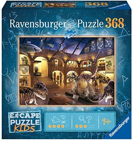 Ravensburger Puzzle, Escape the Puzzle Kids, Il Museo di Storia Naturale, 368 Pezzi, Escape Room, Puzzle Bambini, Età Raccomandata 9+, 5