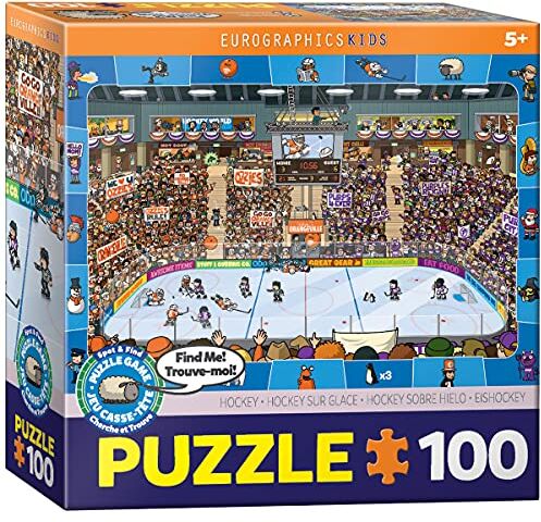 EuroGraphics Puzzle 100 Pz Spot & Find Hockey (Mo) (Eg61000475)