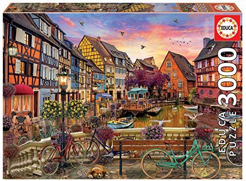 Educa Puzzle da 3000 pezzi per adulti   Colmar, France. Misura: 120 x 85 cm. Include servizio pezzi mancanti. Consigliato a partire dai 14 anni ()