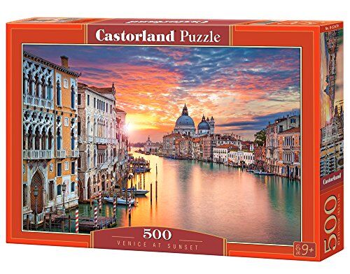 Castorland Hobby Panoramic Venice At Sunset Jigsaw Puzzle, 500 pezzi, Multicolore,