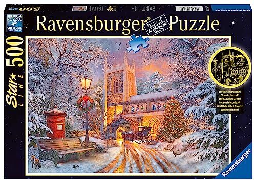 Ravensburger Puzzle Un brillante Natale Star Line, 500 Pezzi, Puzzle Adulti