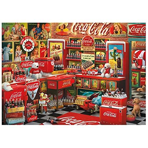 Schmidt Spiele 59915 Coca Cola Nostalgia Shop Jigsaw Puzzle 1000 Pieces