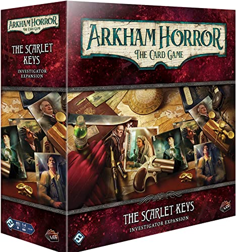 Fantasy Flight Games , Espansione degli investigatori di Scarlet Keys: Arkham Horror il gioco di carte, Gioco di carte, Età 14+, 1-4 giocatori, 45 minuti di tempo di gioco,