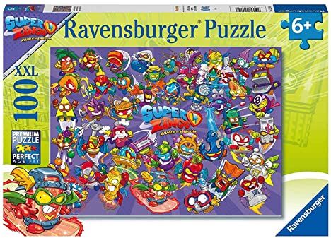 Ravensburger -SuperZings/SuperThings Super Zings, 100 Pezzi XXL, Puzzle per Bambini, Età 6+, Multicolore,