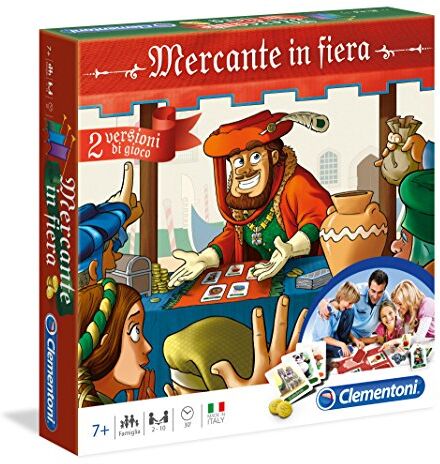 Clementoni - Mercante in Fiera Giochi da Tavolo, Multicolore, , 6-14 anni