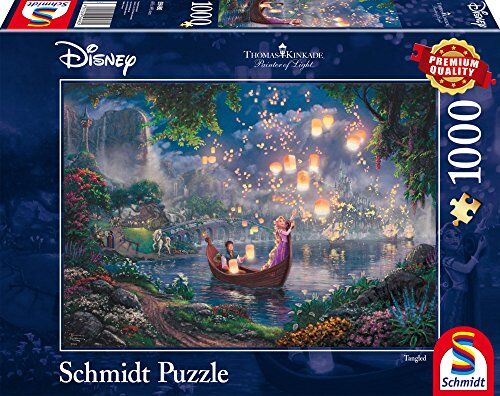 Kinkade, Thomas Disney Rapunzel Thomas Kinkade Repelsteeltje Jigsaw Puzzle, Multi-Colour, 1000 stukjes