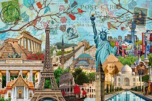 Ravensburger Puzzle Big City Collage, 5000 Pezzi, Idea regalo, per Lei o Lui, Puzzle Adulti