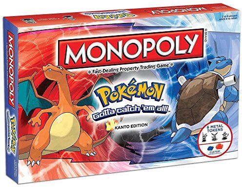 USAopoly Pokemon Monopoly Board Game 2-6 giocatori