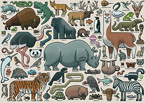 Ravensburger Puzzle Animali selvaggi, 1000 Pezzi, Idea regalo, per Lei o Lui, Puzzle Adulti