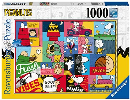 Ravensburger Puzzle Vita da Peanuts, 1000 Pezzi, Puzzle Adulti