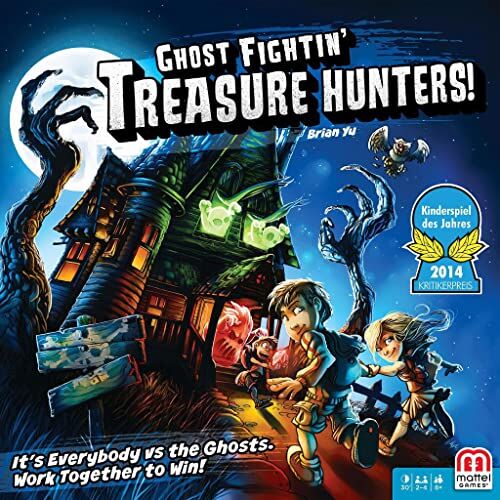 Mattel Games Ghost Fightin' Treasure Hunters, Gioco da Tavolo per Famiglie, Multicolore,