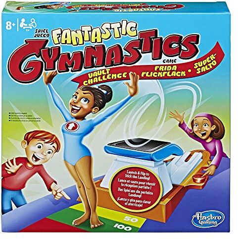 Hasbro Gymnastic Vault Challenge Bambini e Adulti Gioco di probabilità