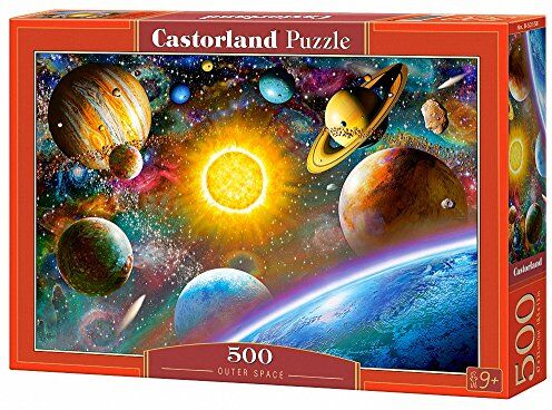 Castorland - Outerspace Puzzle, 500 Pezzi, Multicolore,