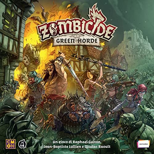 Asmodee - Zombicide: Green Horde Gioco da Tavolo, 1-6 Giocatori, 14+ Anni, Edizione in Italiano