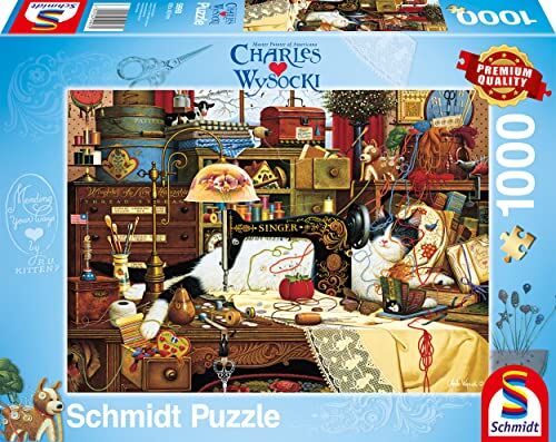 Schmidt Spiele 59993 Maggie il pasticcio, puzzle da 1000 pezzi, Multicolore, one Size