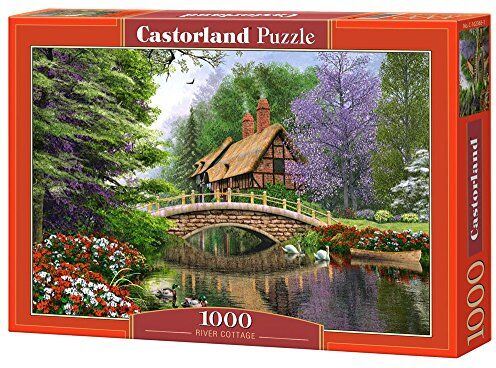 Castorland Castor 102365 Casa di Campagna al Fiume Puzzle 1000 Pezzi