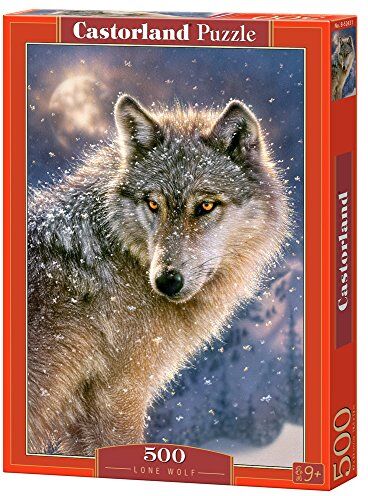 Castorland - Puzzle Lone Wolf, 500 Pezzi, Multicolore, 35 x 25 x 5 cm,