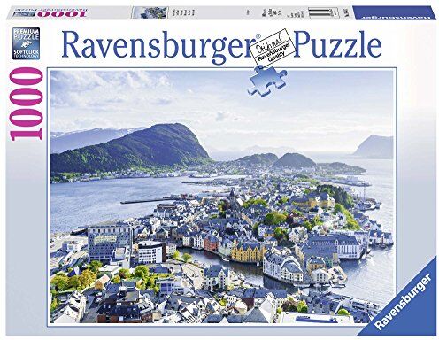 Ravensburger Puzzle Vista Su Ålesund, 1000 Pezzi, Idea regalo, per Lei o Lui, Puzzle Adulti