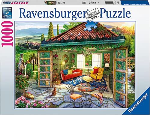 Ravensburger Puzzle Oasi toscana, 1000 Pezzi, Idea regalo, per Lei o Lui, Puzzle Adulti