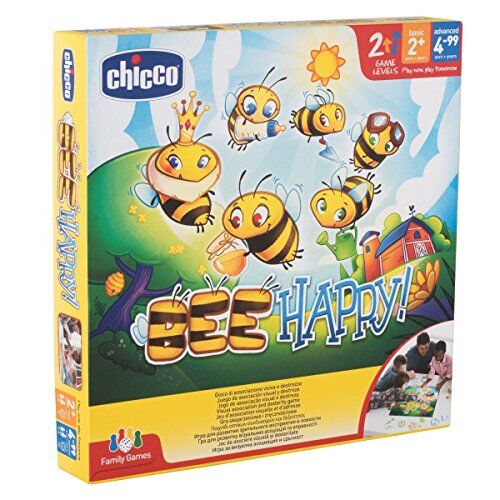 Chicco Gioco da Tavolo Bee Happy, Gioco in Scatola per Bambini e per Tutta la Famiglia, da 2 Anni in Su