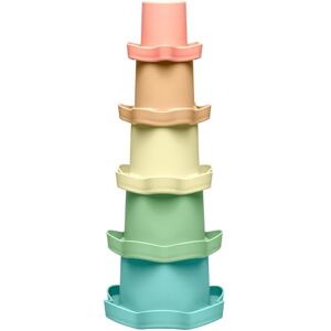 nip Play Green Set di 5 bicchieri impilabili con materie prime rinnovabili al 90%, senza BPA, giocattolo per bambini dai 6 mesi in su, set da 5 pezzi, multicolore nip Play Green Set di 5 bicchieri impilabili con materie prime rinnovabili al 90%, senza BPA, giocattolo per bambini dai 6 mesi in su, set da 5 pezzi, multicolore