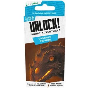 Asmodee Unlock! Short Adventures, Il Dungeon di Doo-Arann Gioco da Tavolo con App, Escape Room, 1-6 Giocatori, 10+ Anni, Edizione in Italiano