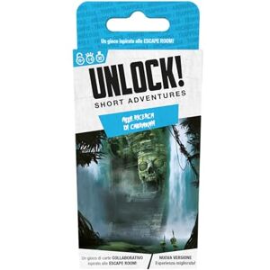 Asmodee Unlock! Short Adventures, Alla Ricerca di Cabrakan Gioco da Tavolo con App, Escape Room, 1-6 Giocatori, 10+ Anni, Edizione in Italiano