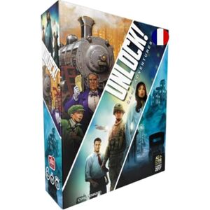 Asmodee Space Cowboys Unlock! : Game Adventures Unbox Now Gioco da tavolo a partire da 10 anni 1 a 6 giocatori 60 minuti versione francese Asmodee Space Cowboys Unlock! : Game Adventures Unbox Now Gioco da tavolo a partire da 10 anni 1 a 6 giocatori 60 minuti versione francese
