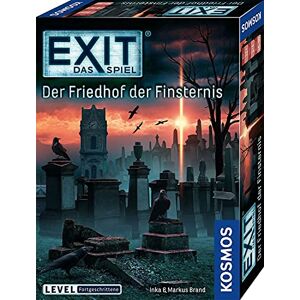 Kosmos EXIT Das Spiel Der Friedhof der Finsternis, Level: Fortgeschrittene, für 1 bis 4 Spieler ab 12 Jahre, einmaliges Event-Spiel, spannendes Gesellschaftsspiel Kosmos EXIT Das Spiel Der Friedhof der Finsternis, Level: Fortgeschrittene, für 1 bis 4 Spieler ab 12 Jahre, einmaliges Event-Spiel, spannendes Gesellschaftsspiel