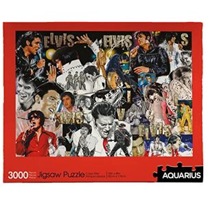 AQUARIUS Elvis Presley Puzzle da 3000 pezzi, 32 x 45 cm AQUARIUS Elvis Presley Puzzle da 3000 pezzi, 32 x 45 cm