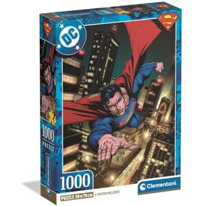 Clementoni Puzzle 1000 Pezzi per Adulti e Ragazzi, Collection, Tema Superman DC Comics, Poster Incluso, Idea Regalo Uomo e Donna, Made in Italy, 50x70 cm, Clementoni Puzzle 1000 Pezzi per Adulti e Ragazzi, Collection, Tema Superman DC Comics, Poster Incluso, Idea Regalo Uomo e Donna, Made in Italy, 50x70 cm,