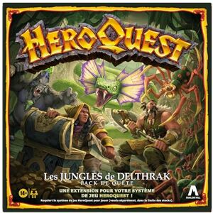 Avalon Hill HeroQuest, pacchetto di ricerca Le giungle di Delthrak, sistema di gioco HeroQuest richiesto, giochi di ruolo Versione italiana Avalon Hill HeroQuest, pacchetto di ricerca Le giungle di Delthrak, sistema di gioco HeroQuest richiesto, giochi di ruolo Versione italiana