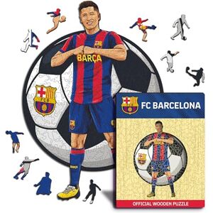 Iconic FC Barcelona Robert Lewandowski Puzzle di Betulla L - Puzzle Iconic FC Barcelona Robert Lewandowski Puzzle di Betulla L - Puzzle