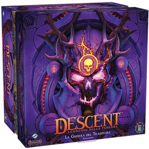 Asmodee Descent, Leggende delle Tenebre: La Guerra del Traditore Espansione Gioco da Tavolo, 1-4 Giocatori, 14+ Anni, Edizione in Italiano Asmodee Descent, Leggende delle Tenebre: La Guerra del Traditore Espansione Gioco da Tavolo, 1-4 Giocatori, 14+ Anni, Edizione in Italiano