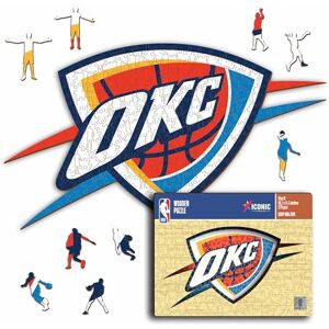 Iconic Puzzles Oklahoma City Thunder, Logo, Puzzle di Legno con licenza ufficiale NBA, 100% sostenibile, regalo per adulti e bambini, taglia L, 500 Pz Iconic Puzzles Oklahoma City Thunder, Logo, Puzzle di Legno con licenza ufficiale NBA, 100% sostenibile, regalo per adulti e bambini, taglia L, 500 Pz