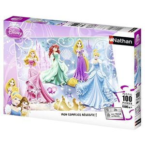 Nathan Puzzle per bambini 100 pezzi Sparkling Princesses Principesse Disney Ragazza o bambino a partire dai 6 anni Puzzle di alta qualità Cartone spesso e resistente Nathan Puzzle per bambini 100 pezzi Sparkling Princesses Principesse Disney Ragazza o bambino a partire dai 6 anni Puzzle di alta qualità Cartone spesso e resistente