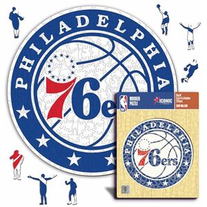 Iconic Puzzles Philadelphia 76ers, Logo, Puzzle di Legno con licenza ufficiale NBA, 100% sostenibile, regalo per adulti e bambini, taglia M, 270 Pz Iconic Puzzles Philadelphia 76ers, Logo, Puzzle di Legno con licenza ufficiale NBA, 100% sostenibile, regalo per adulti e bambini, taglia M, 270 Pz